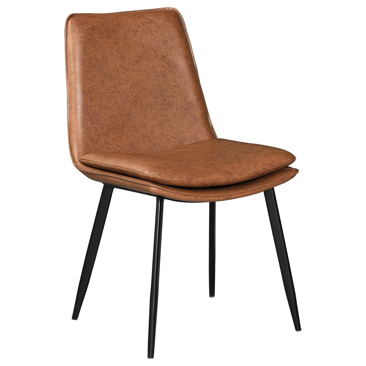 Faux Leather Padded Seat Dining Side Chair M402