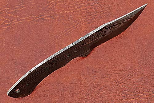 7.75 Inch Damascus Steel Skinning Knife Blade L2396