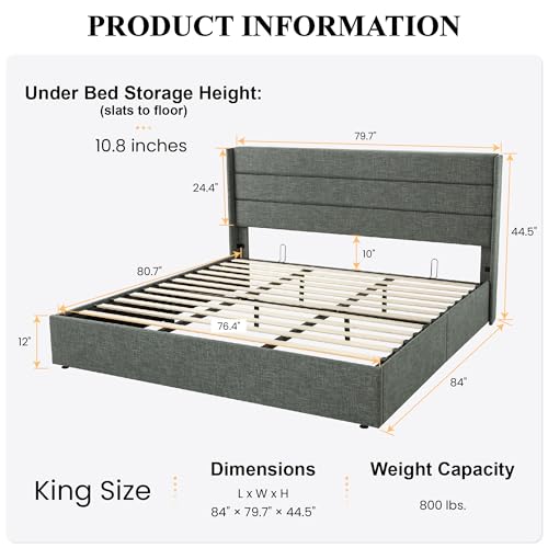 Queen Size White Velvet Upholstered Platform Bed with Storage W60169