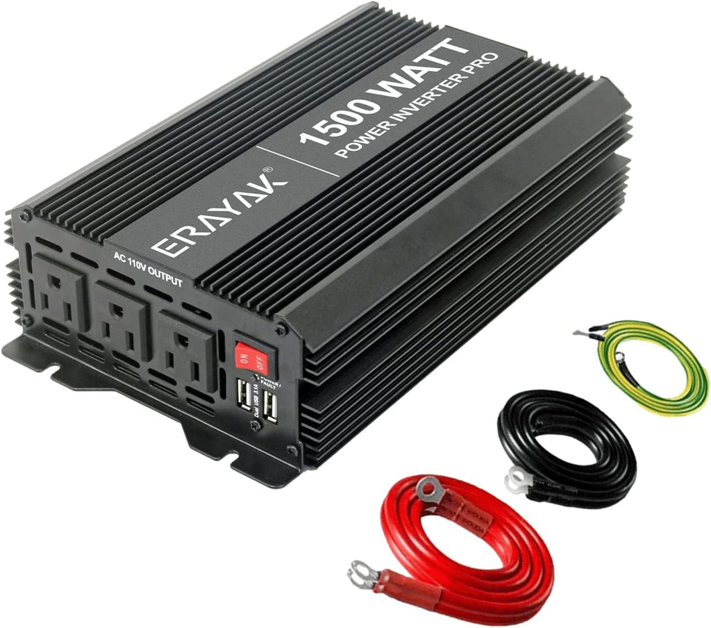 1500W Power Inverter 12v to 110v Modified Sine Wave M4708