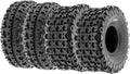 Set of 4 Knobby Sport ATV UTV Tires, 6 PR Tubeless Z317108