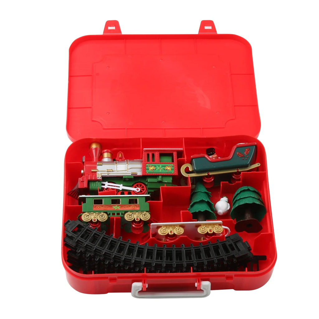 Battery Operated Toy Train Set with Railway Tracks B3185