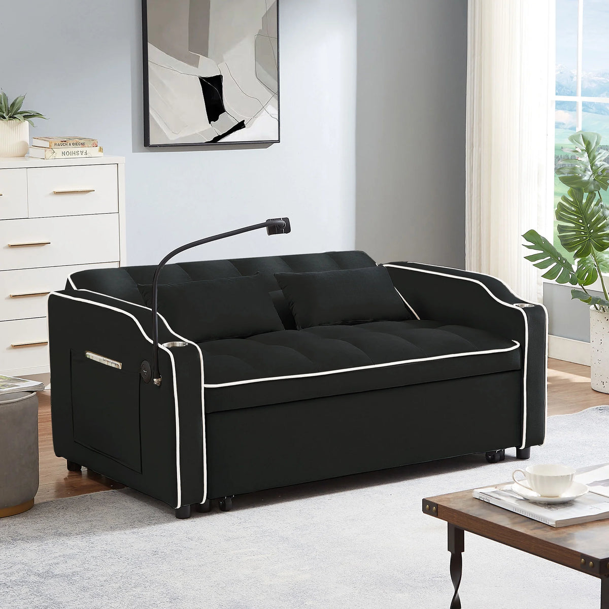Oversized Convertible Sleeper Sofa Chair Bed C803108