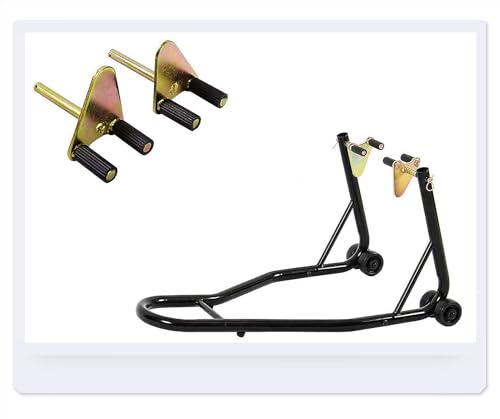 Motorcycle Front Wheel Lift Stand 485LBS Black L327948