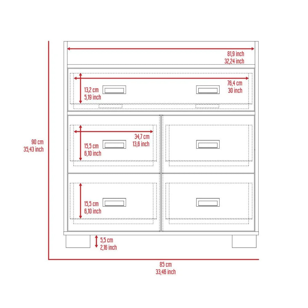 White Dresser U9060