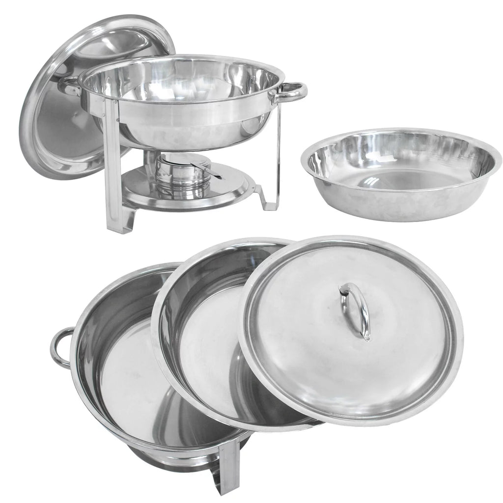 Round Chafing Dish 5Qt Buffet Stove Set U432