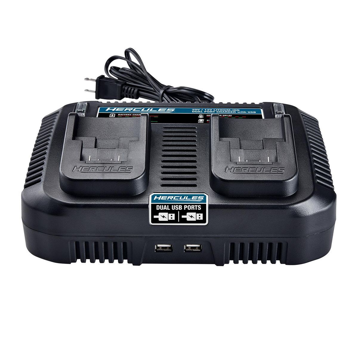 20/12V Lithium-Ion Multi-Voltage Dual-Port Charger with Dual USB F751