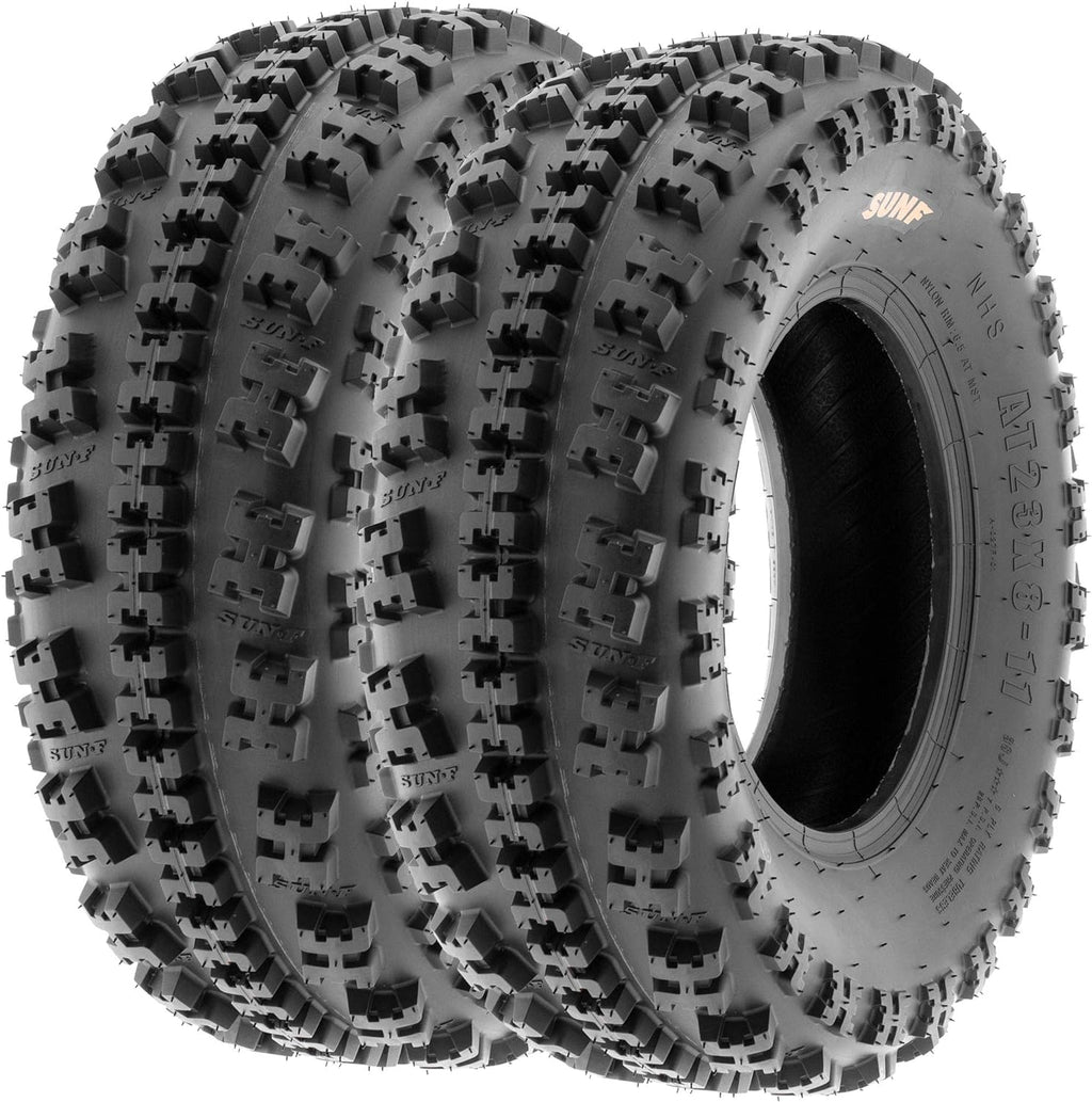 Set of 4 Knobby Sport ATV UTV Tires, 6 PR Tubeless Z317108
