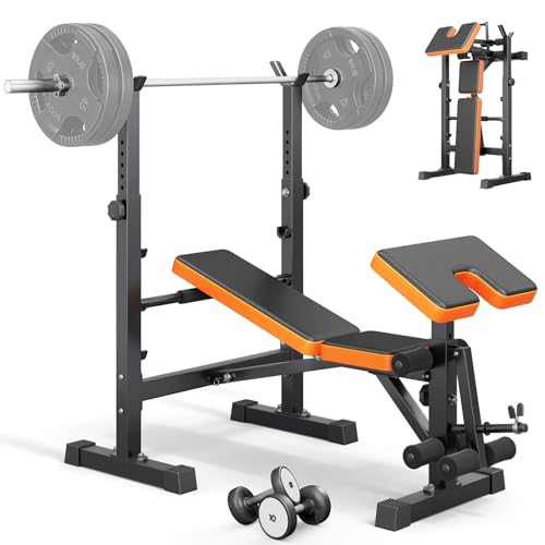 6 in 1 Adjustable Weight Bench Set R170