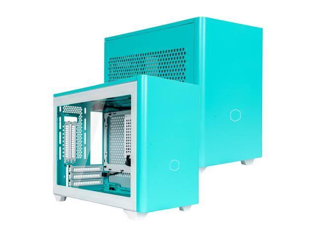 Caribbean Blue Mini-ITX Computer Case A351475