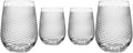 Stemless Wine Glasses Set Of 4 Lead-Free Glass I30368