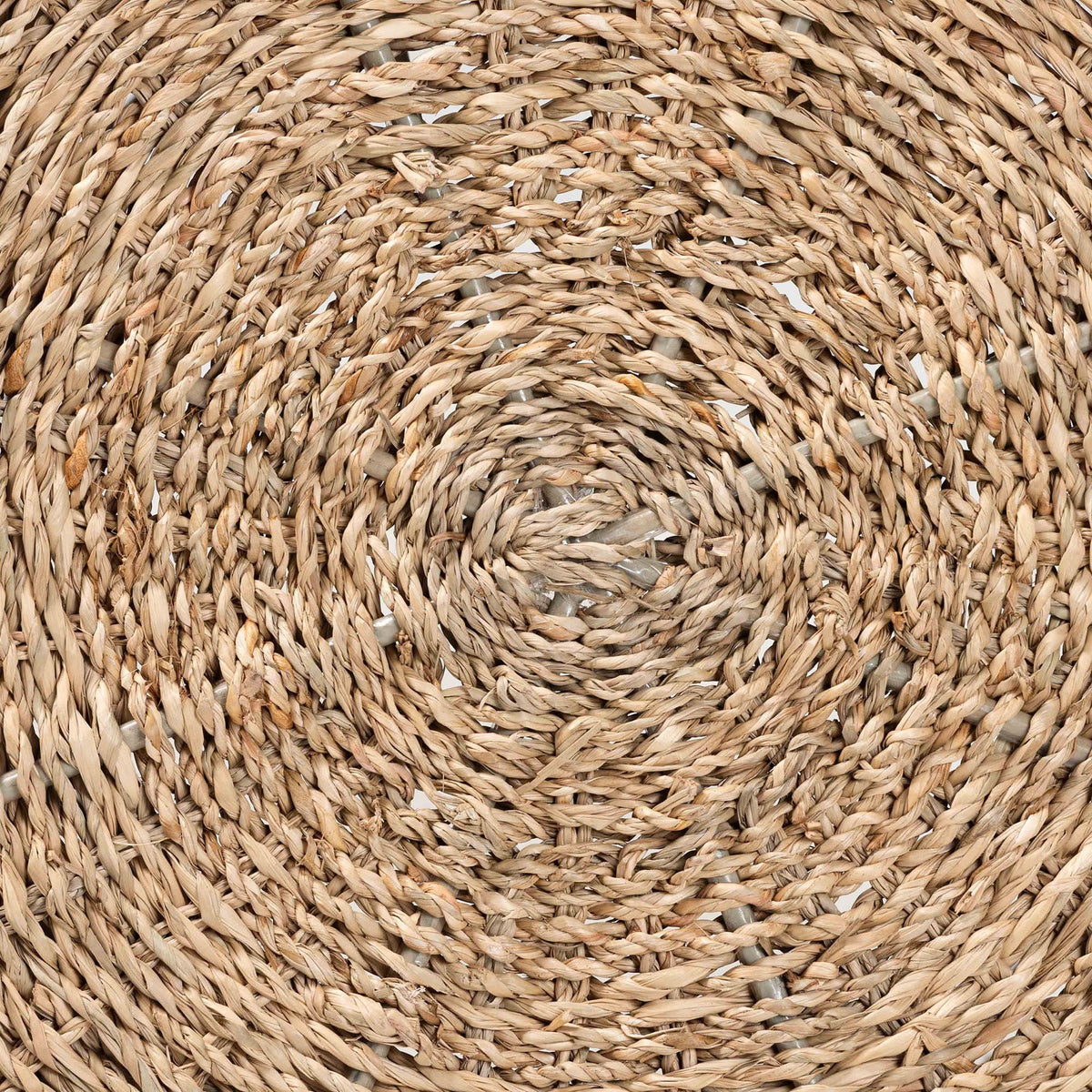 Natural Brown Seagrass End Table E973