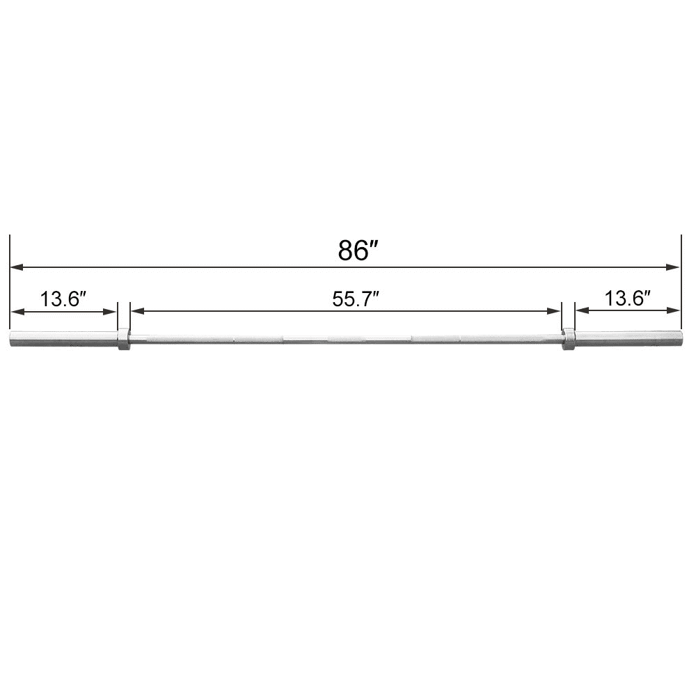 Chrome Olympic Barbell Bar D15234