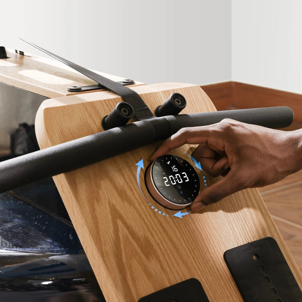 Foldable Solid Wood Rowing Machine F2462