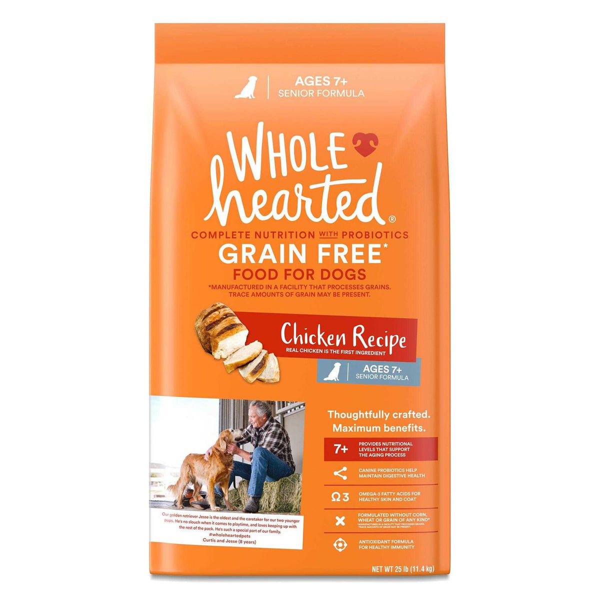 Grain Free Senior Chicken Recipe Dry Dog Food I35004