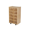 Mobile Cubby Unit with 10 Clear Trays Y86412