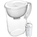 Large 10-Cup Water Filter Pitcher with 1 Standard Filter, White I70173
