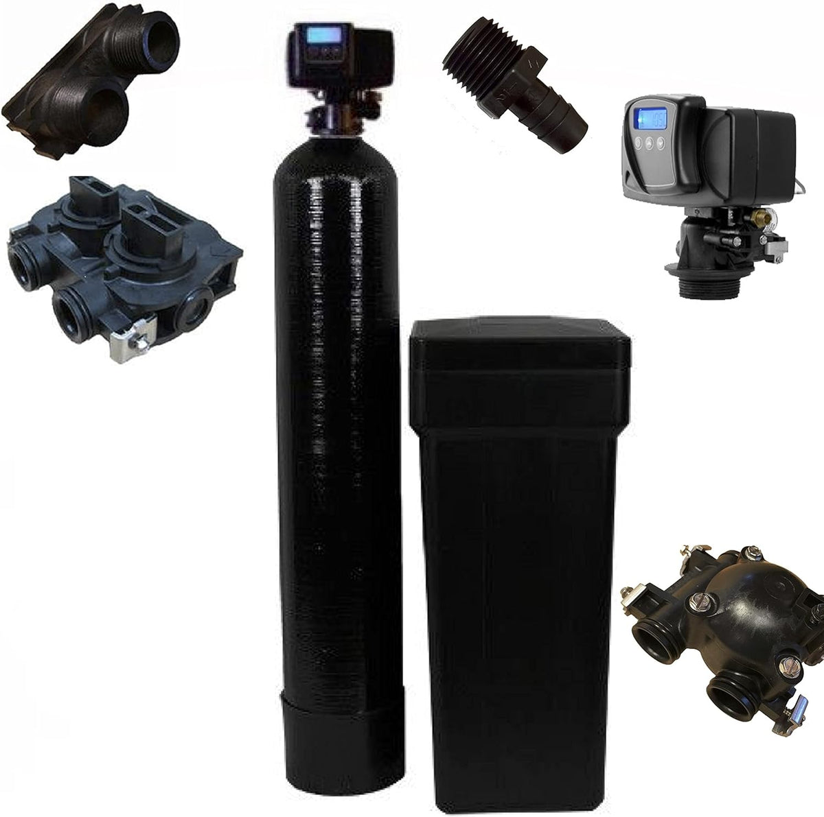 32,000 Grains Whole House Water Softener with Resin In Tank Y35304