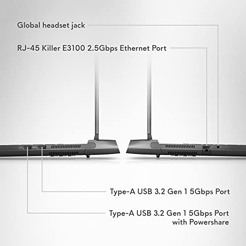 15.6-inch 240Hz QHD Gaming Laptop with Intel Core i9-12900H, 32GB DDR5 RAM, 1TB SSD, NVIDIA RTX 3080 Graphics, Windows 11 Home L3605