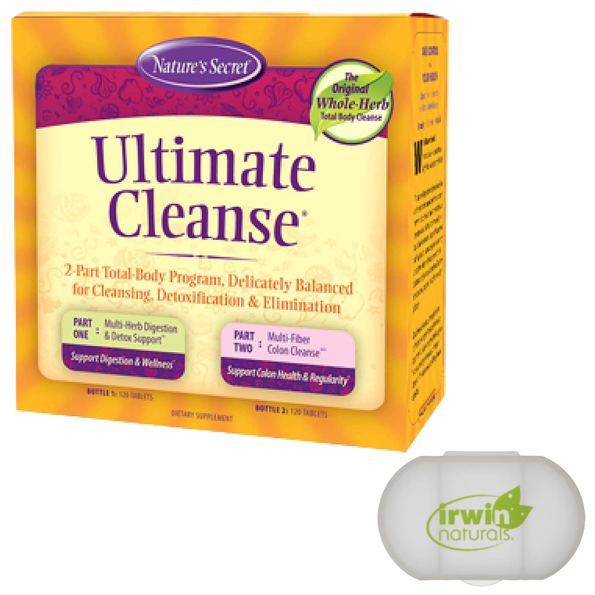 240 Tablets Total-Body Cleanse with Pill Case H74052