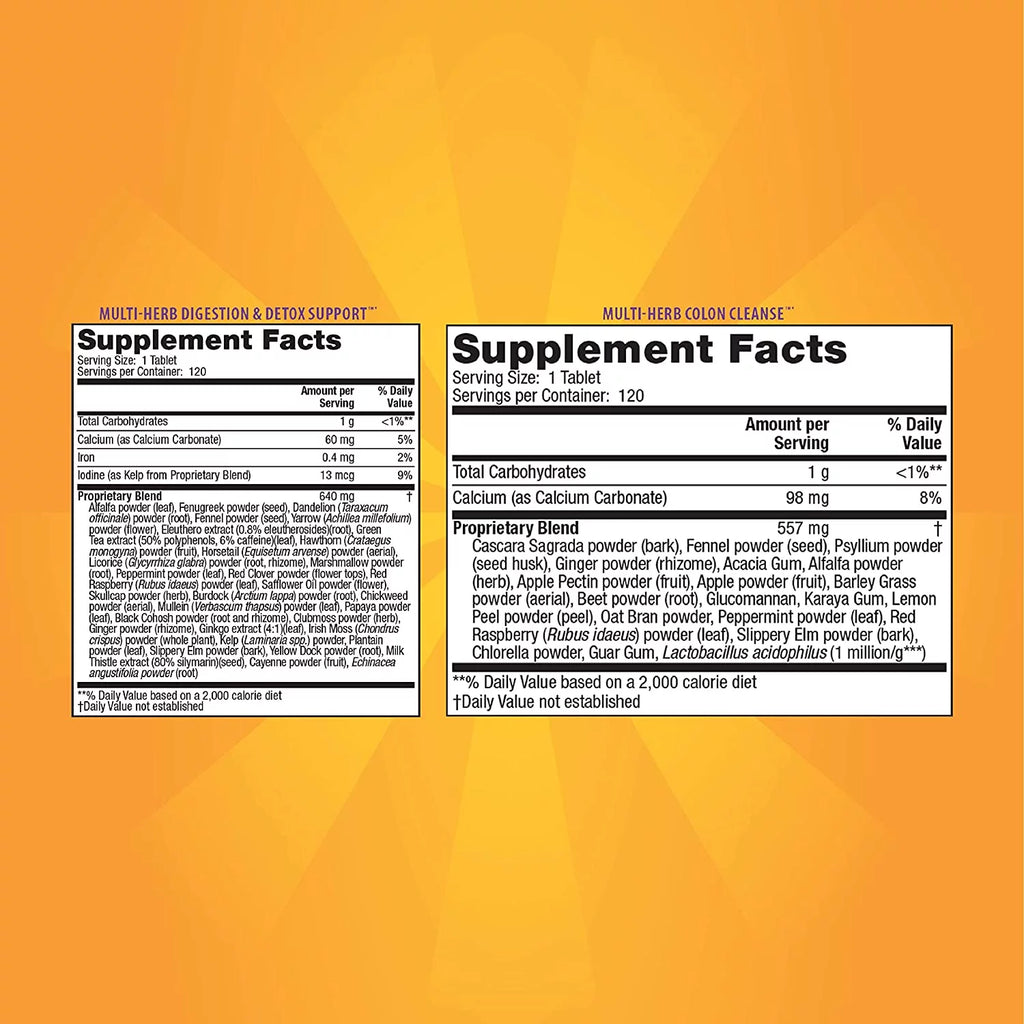 240 Tablets Total-Body Cleanse with Pill Case H74052