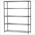 5-Tier Heavy Duty Steel Wire Shelving Unit Q808