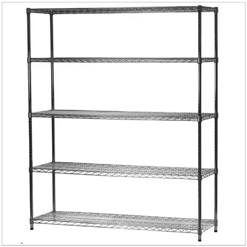 5-Tier Heavy Duty Steel Wire Shelving Unit Q808
