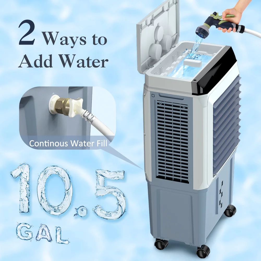 20L Portable Evaporative Air Cooler Fan Humidifier J528