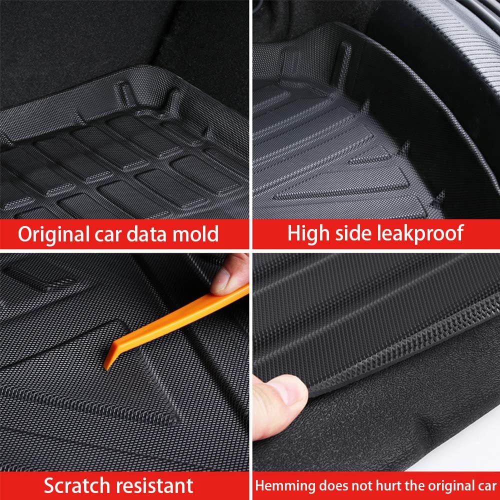Black Pack of 2 Heavy Duty Rubber Cargo Liner Z3418