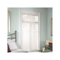 White 31x60 Faux Wood Cordless Blind U9842