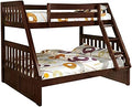 Twin Over Full Bunk Bed in Dark Walnut M44335