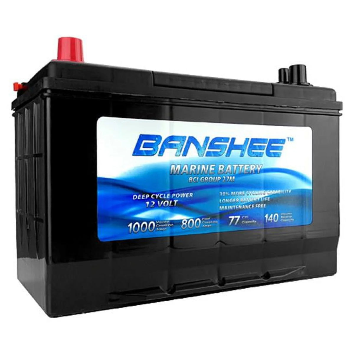 Group Size 27 Deep Cycle Marine Battery V1895