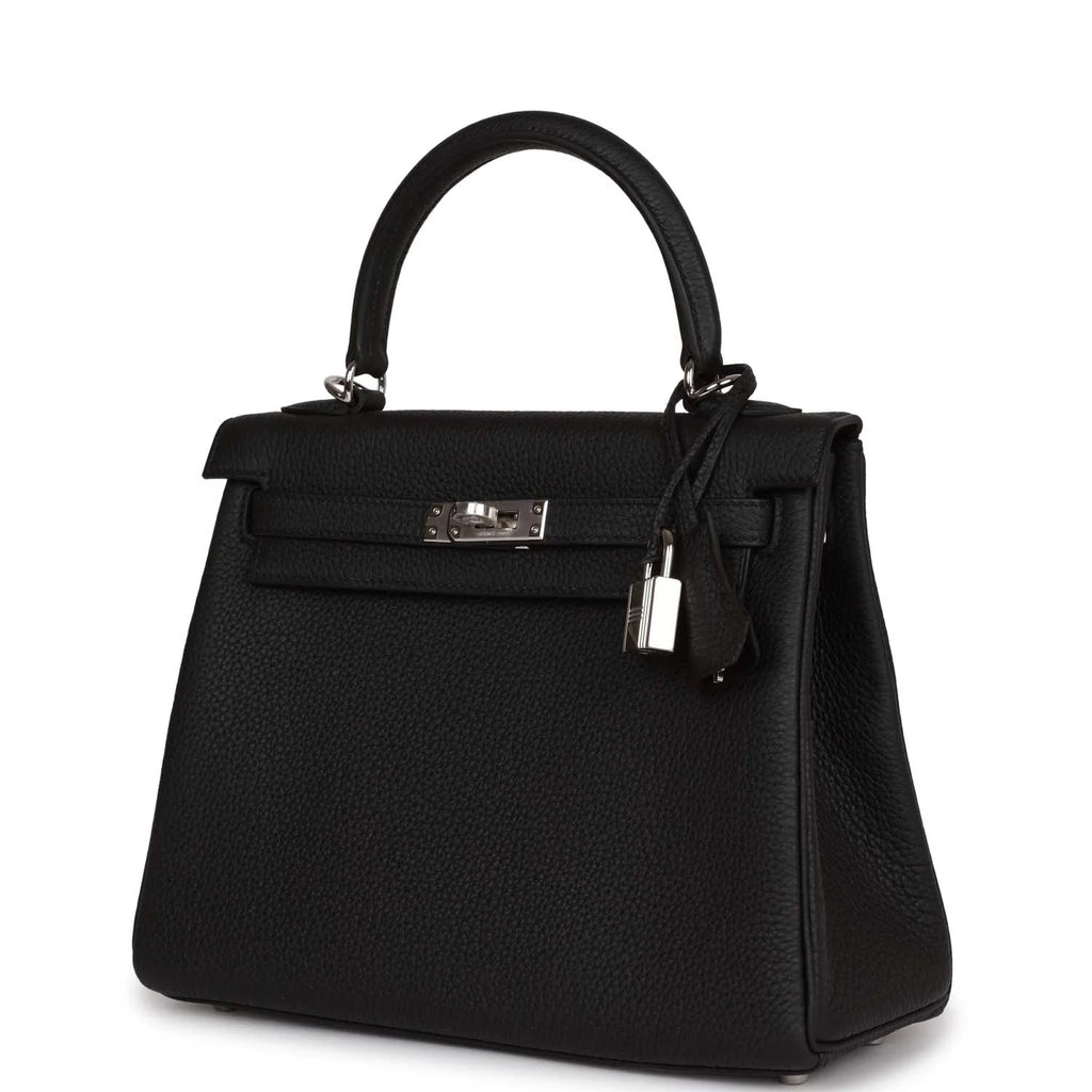 Black Togo Leather Bag L807