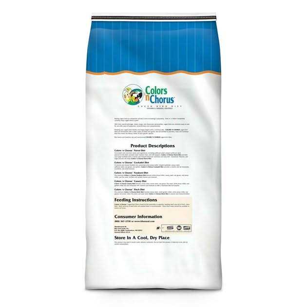 Blue Seal Colors 'n Chorus Diet Bird Food T867