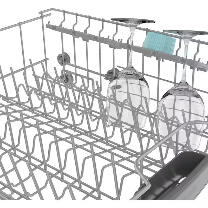 White Front Control Tall Tub Dishwasher with Stainless Steel Tub V269571