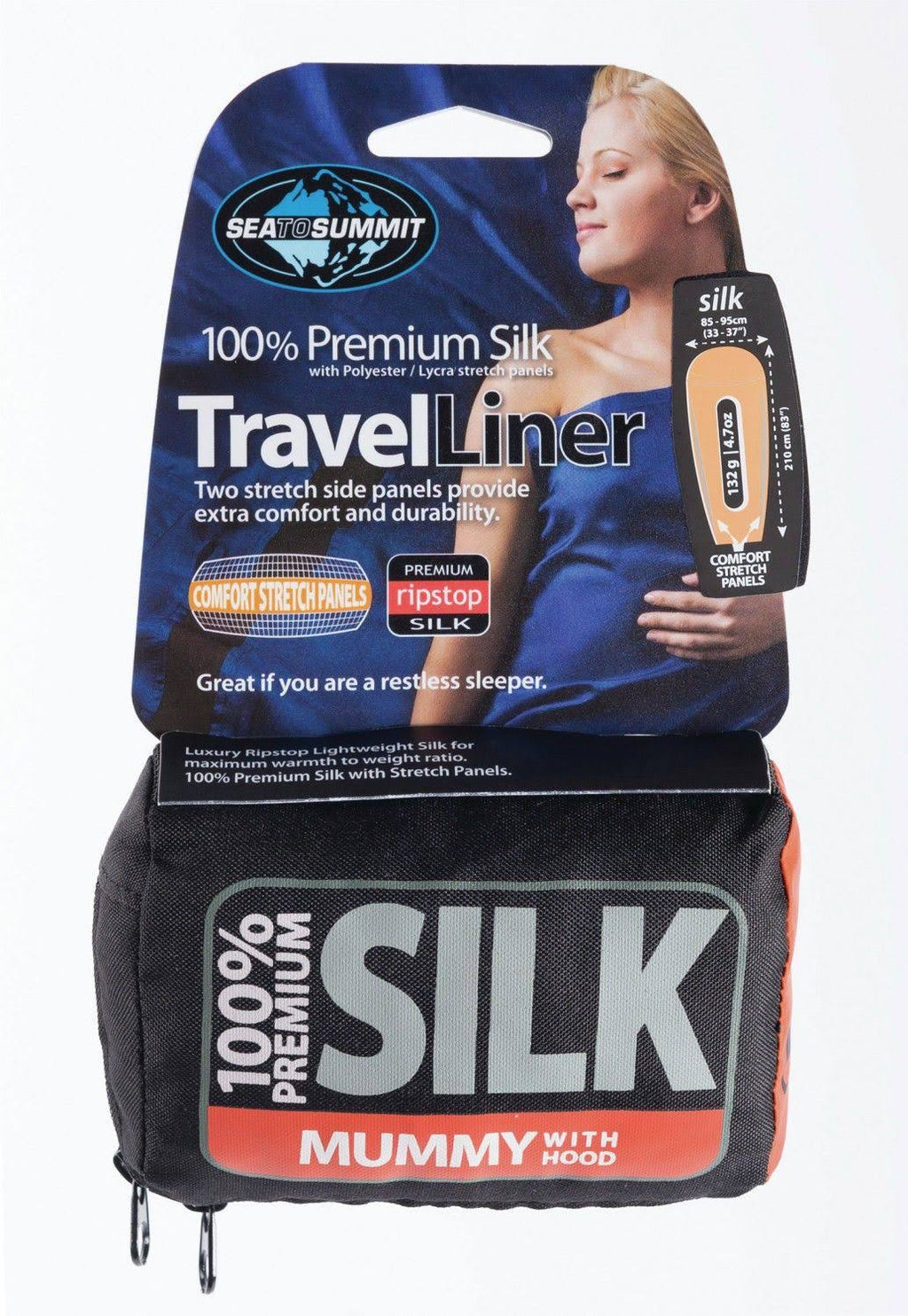 Eucalyptus Silk Mummy Sleeping Bag Liner K7647