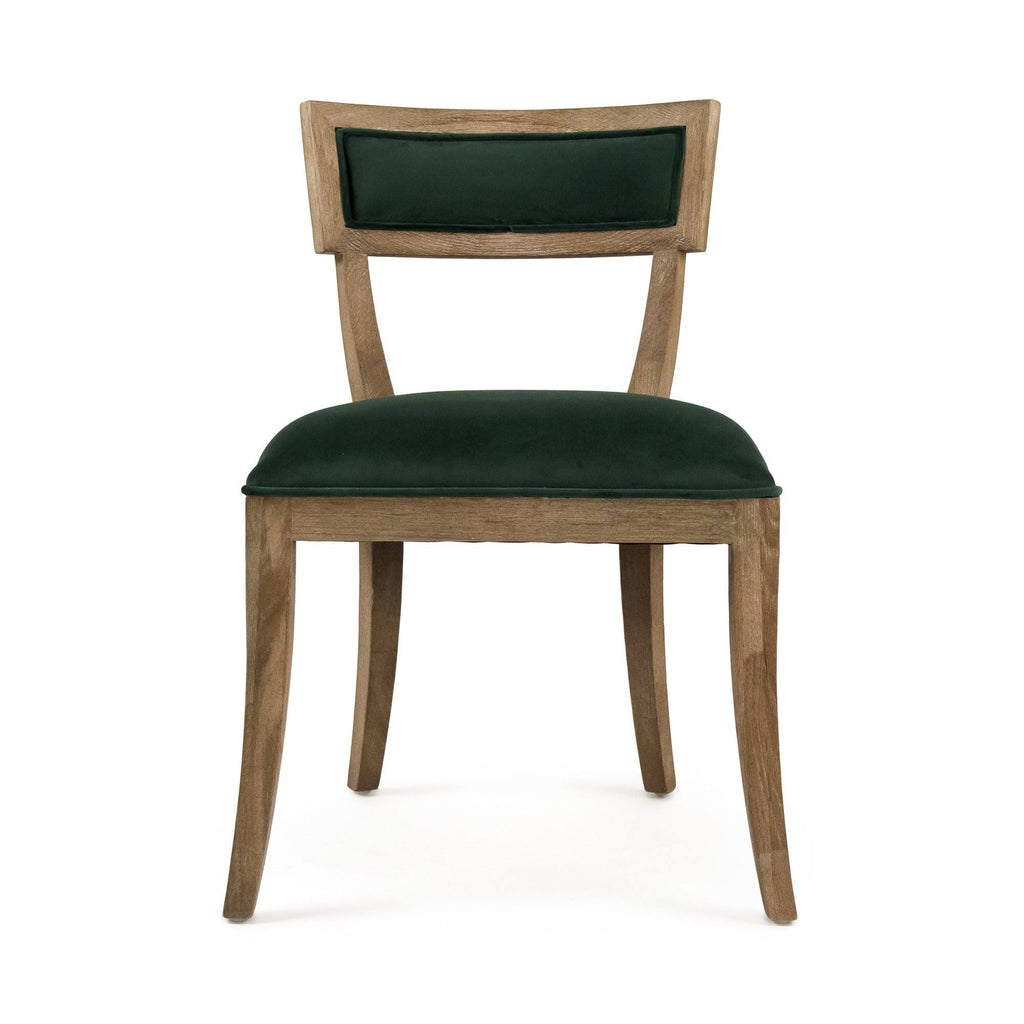 Green Velvet Side Chair W970