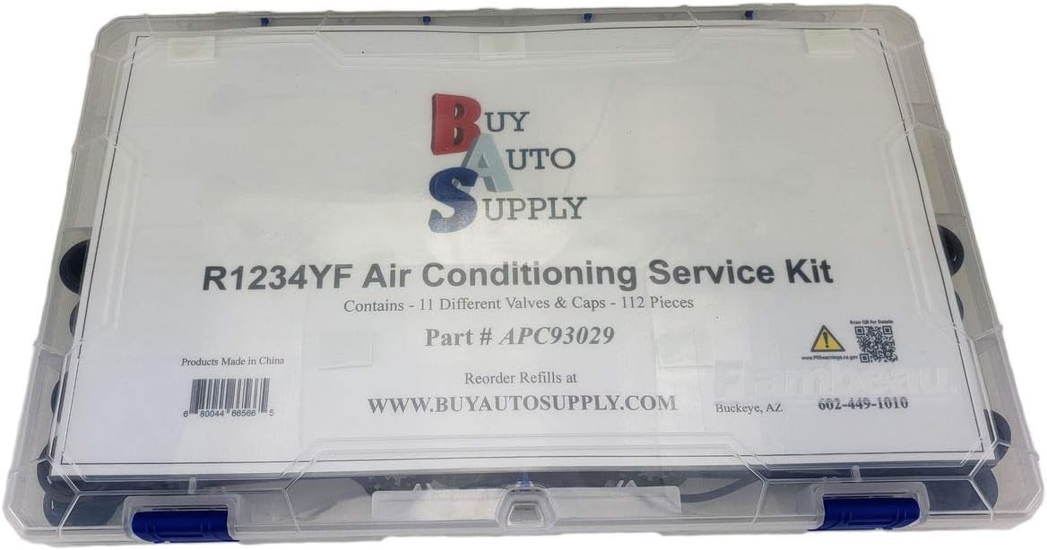 112 Pieces A/C Valve Core & Cap Assortment Kit M453344