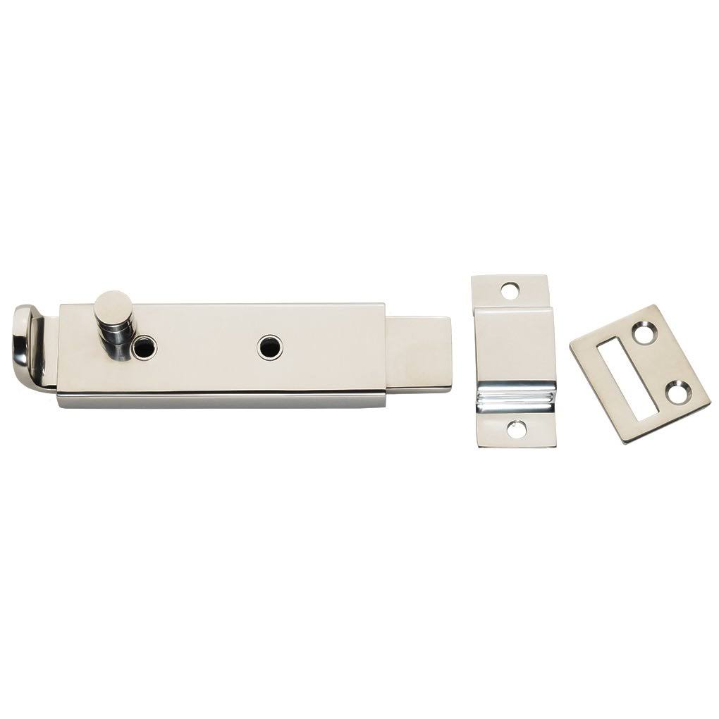 Spring Loaded Slide Bolt Latch 316 Stainless Steel C79561