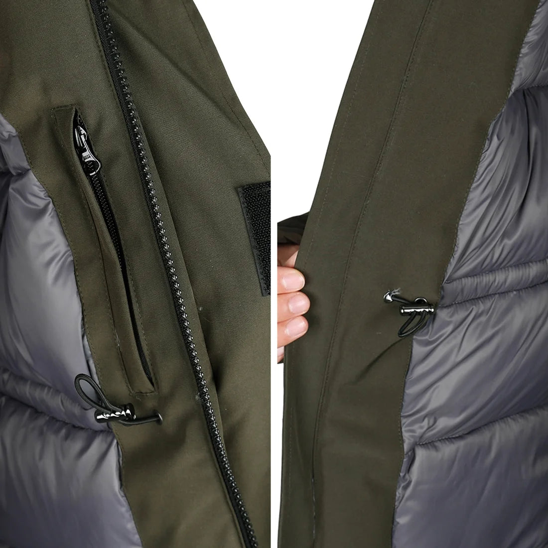 Waterproof Heavy Winter Down Parka Jacket with Hood F757404