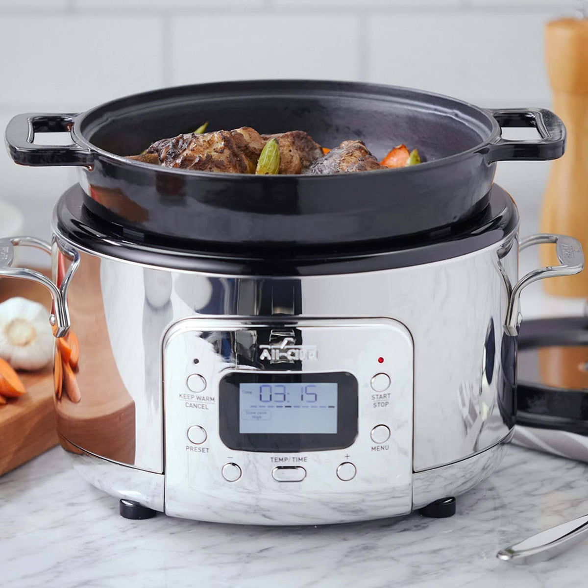 5 qt. Cast Iron Electric Dutch Oven W7645