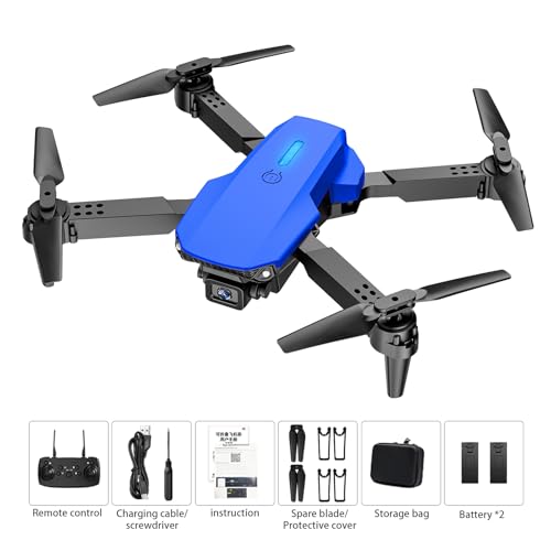Foldable Mini Drone with 1080P Camera, 2 Batteries, Black M13900