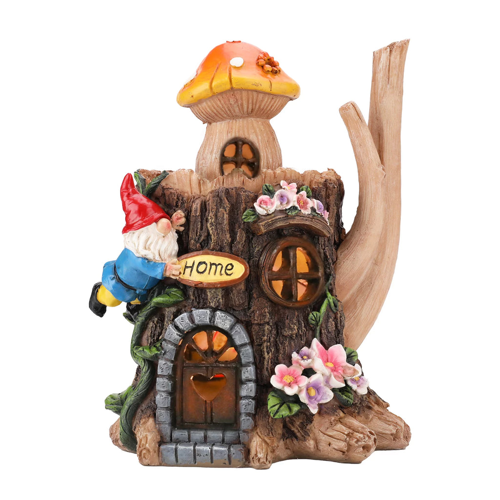 Garden Gnome Statue with LED Light L3464
