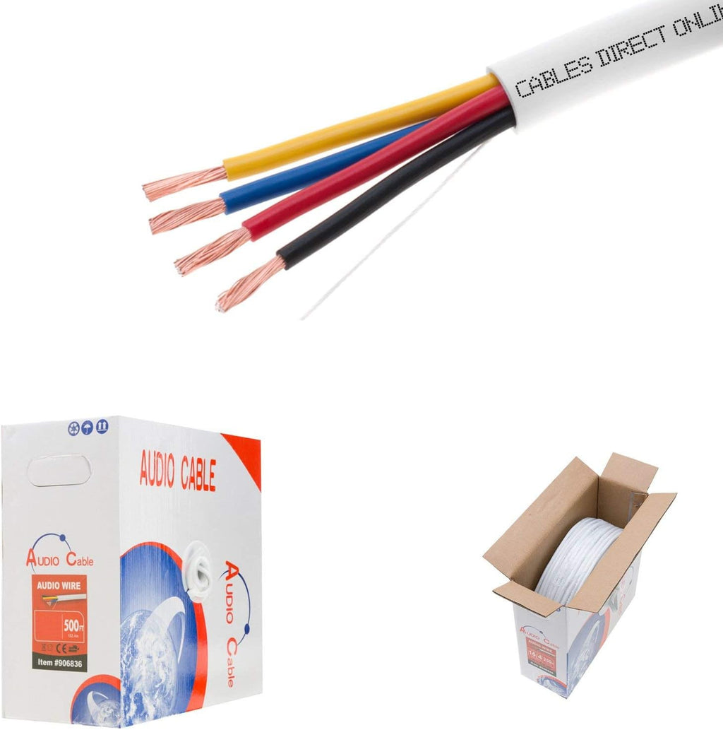 250ft 12AWG 2 Conductors CL2 Rated Loud Speaker Cable Wire F927612
