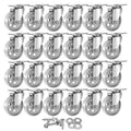 4 inch Gray Metal Swivel Plate Caster Wheels U954612