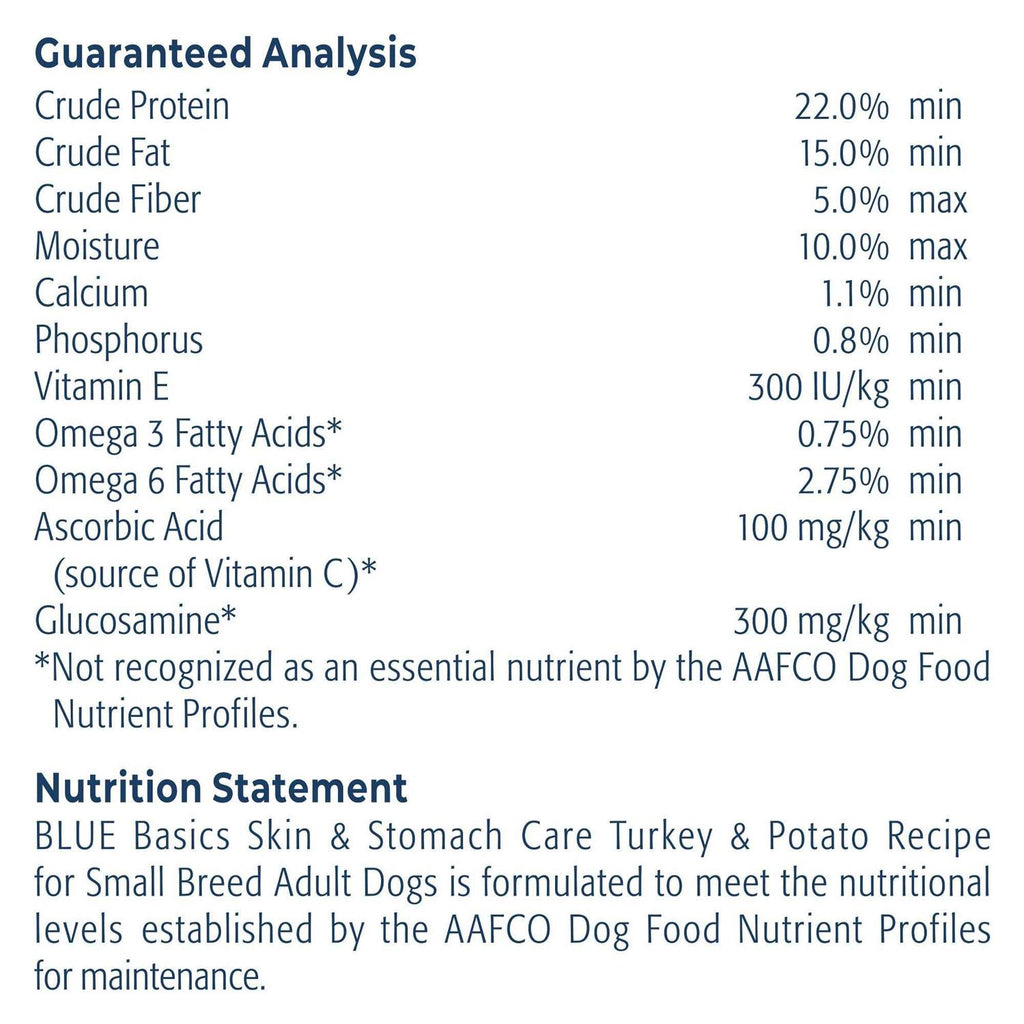 Turkey & Potato Small Breed Dry Dog Food P6096