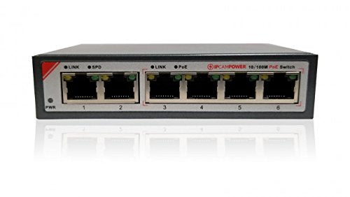 16 Port POE Network Switch with 2 Gigabit Uplink Ports U9183
