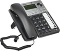 2-Line Corded Telephone with Digital Answering System and Caller ID/Call Waiting, Black/Silver H907