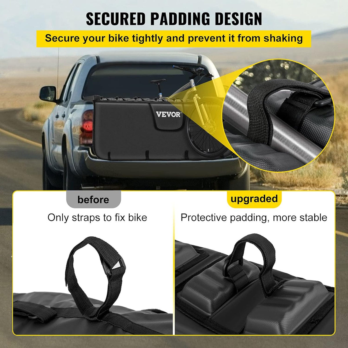 63 Wide Tailgate Bike Pad for 6 Bikes I345479