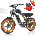 20" Fat Tire 48V 15.6AH Removable Battery Electric Bike U2128